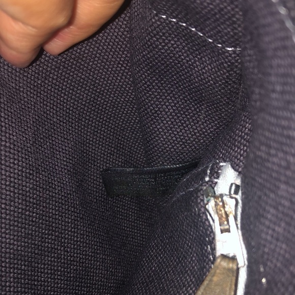 Hermes Small Canvas Gray Tote Bag - Picture 14 of 15